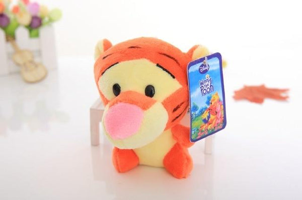 10 cm Plush Pendant Bear Tiger donkey Stuffed Cartoon Toy For Children Backpack small pendant keychain