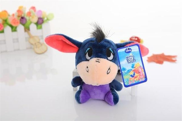 10 cm Plush Pendant Bear Tiger donkey Stuffed Cartoon Toy For Children Backpack small pendant keychain