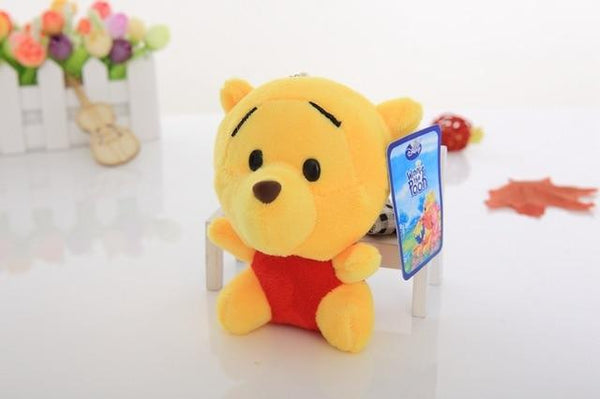 10 cm Plush Pendant Bear Tiger donkey Stuffed Cartoon Toy For Children Backpack small pendant keychain