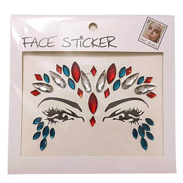 Temporary Tattoo Face Jewelry Gems Rhinestone Decoration Party Makeup Body Shining Festival Tattoos Body Art Stickers glitter