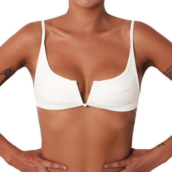 CALOFE 2019 Sumeer New Hot Sexy Women Ladies Push-Up Padded Solid Bikini Top Swimwear Bra Swimsuit Beachwear Bathing