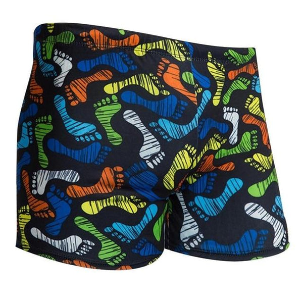 High Quality Men's Swimming Trunks Physical Swimming Pool Hot Spring Beach Swim Trunks Blue Multi-pattern Optional