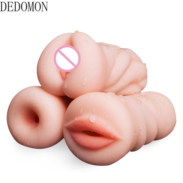 Realistic Vagina Anal Male Masturbator Silicone Soft Tight Pussy Erotic Adult Toys Sex Toys For Men Masturbatings machine
