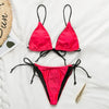 Aartiee Neon bikini 2019 Push up Sexy Brazilian bikini set triangle bathers woman swimwear Micro swimsuit female string biquini