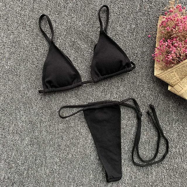 Aartiee Neon bikini 2019 Push up Sexy Brazilian bikini set triangle bathers woman swimwear Micro swimsuit female string biquini