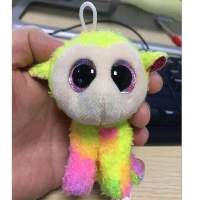 Ty Beanie Big Eyes Plush Keychain Toy Doll TY Baby Kids Gift