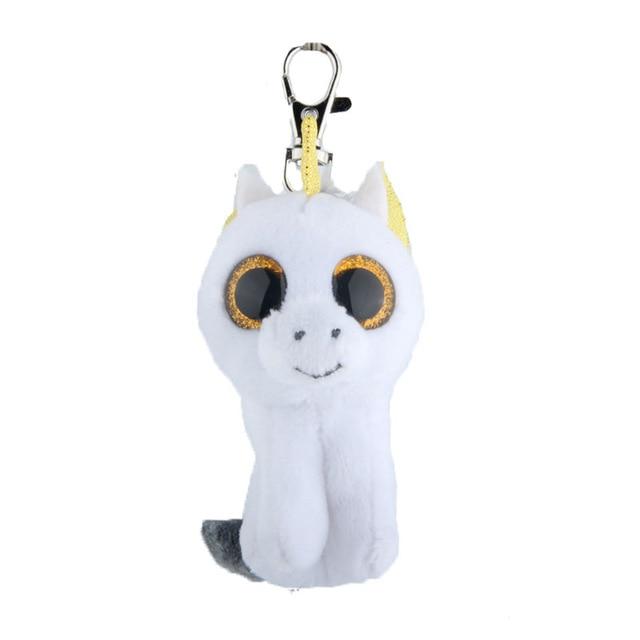 Ty Beanie Big Eyes Plush Keychain Toy Doll TY Baby Kids Gift