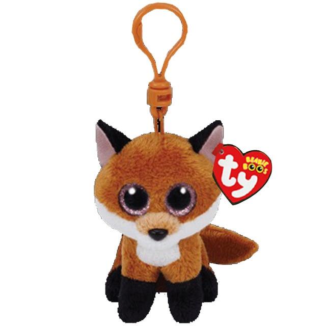 Ty Beanie Big Eyes Plush Keychain Toy Doll TY Baby Kids Gift