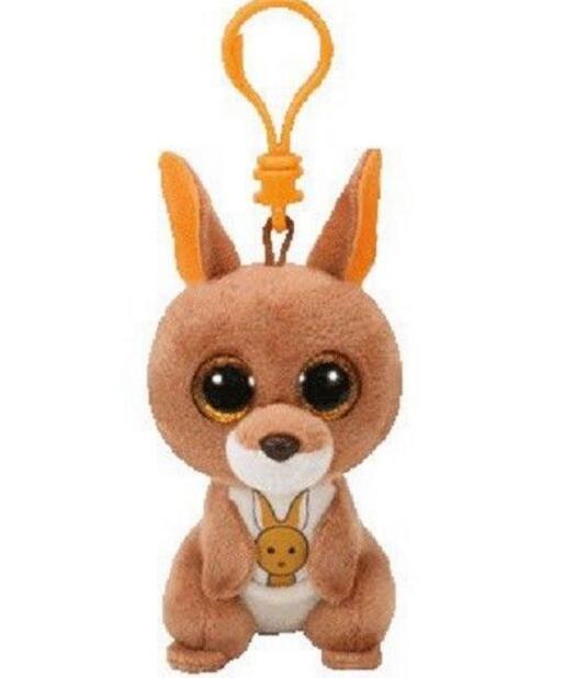 Ty Beanie Big Eyes Plush Keychain Toy Doll TY Baby Kids Gift