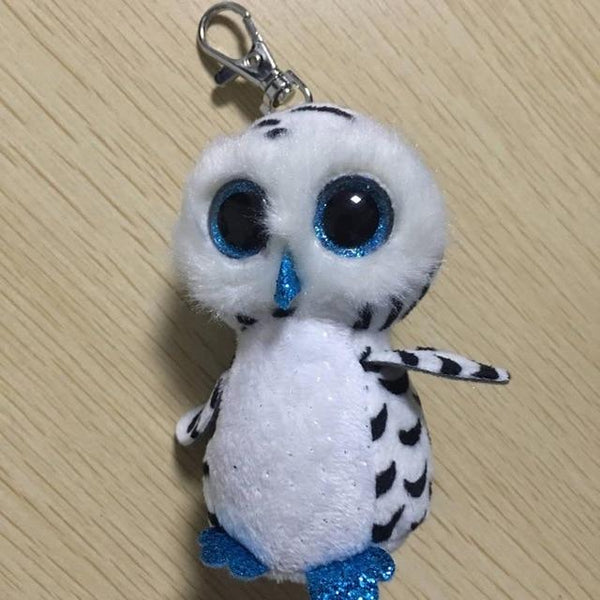 Ty Beanie Big Eyes Plush Keychain Toy Doll TY Baby Kids Gift