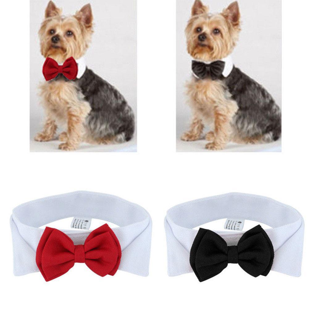 Adeeing Fashion Adjustable Bow Tie Cute Collar Necktie Bowknot for Pet Dog Cat Wedding Decor