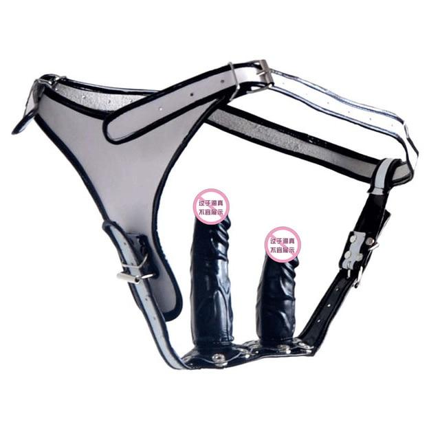 Removable Strapon Harness Dildo Anal Lesbian Strap On Dildo Chastity Belt Pants Sex Toys Sexy Costume Accessories For Woman Gay