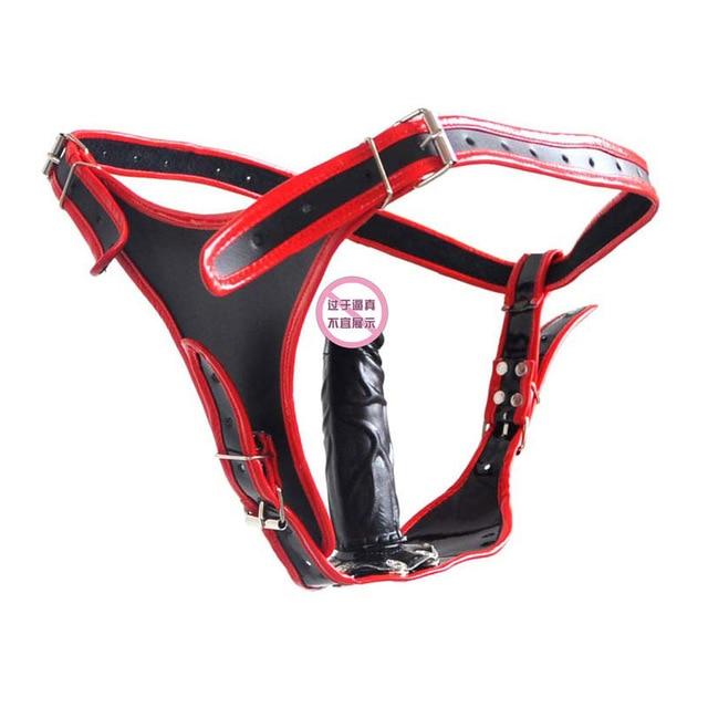 Removable Strapon Harness Dildo Anal Lesbian Strap On Dildo Chastity Belt Pants Sex Toys Sexy Costume Accessories For Woman Gay
