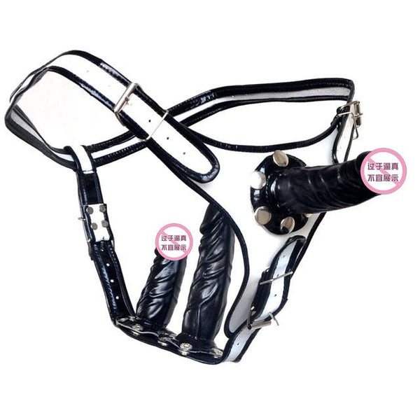 Removable Strapon Harness Dildo Anal Lesbian Strap On Dildo Chastity Belt Pants Sex Toys Sexy Costume Accessories For Woman Gay