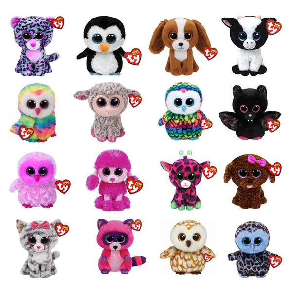 Ty Beanie Cute Owl Monkey Unicorn Plush Toy Doll Stuffed & Plush Animals 6" 15cm