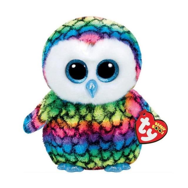 Ty Beanie Cute Owl Monkey Unicorn Plush Toy Doll Stuffed & Plush Animals 6" 15cm