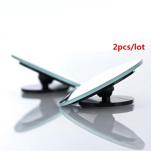 1 piece 360 Degree Blind Spot Car Convex Mirror Wide Angle Round Rearview Mirror For Parking Rear View Mirror Rain Shade safety