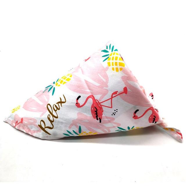New Design Dog Cat Bandana Bibs Tropical Rainforest Style Cute Puppy Dog Scarf Adjustable Personalized Dog Bandanas Pet Supplier