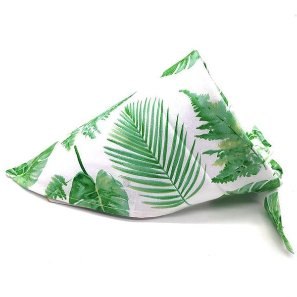 New Design Dog Cat Bandana Bibs Tropical Rainforest Style Cute Puppy Dog Scarf Adjustable Personalized Dog Bandanas Pet Supplier