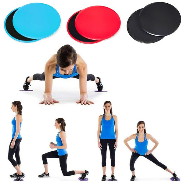 2 Pcs Gliding Discs Slider Fitness Disc Gym Accessories Exercise Sliding Plate For Yoga Gym Abdominal Core Training Sport Gear