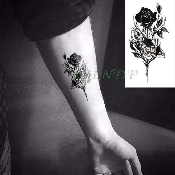 Waterproof Temporary Tattoo Stickers Cross Tribal Totem Fake Tatto Flash Tatoo Tatouage Neck Hand Back Foot for Girl Women Men