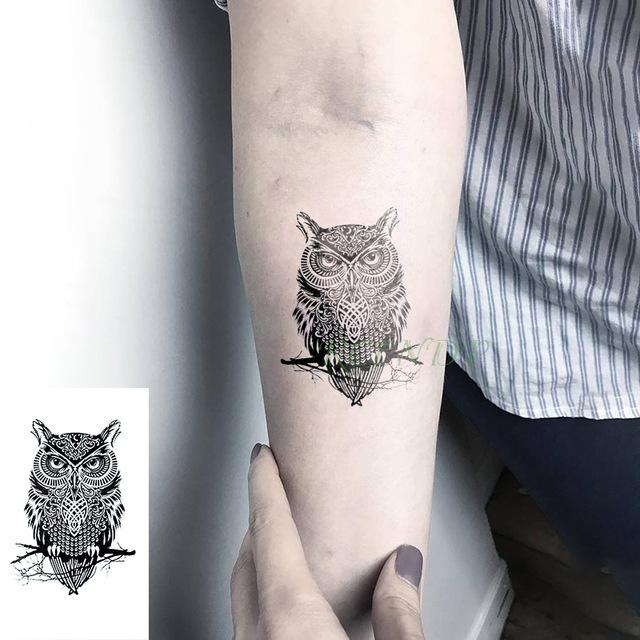 Waterproof Temporary Tattoo Stickers Cross Tribal Totem Fake Tatto Flash Tatoo Tatouage Neck Hand Back Foot for Girl Women Men