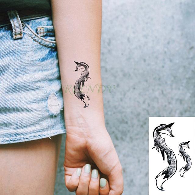 Waterproof Temporary Tattoo Stickers Cross Tribal Totem Fake Tatto Flash Tatoo Tatouage Neck Hand Back Foot for Girl Women Men