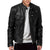 MoneRffi 2019 NEW Fashion Autumn Male Leather Jacket Plus