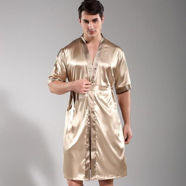 Men Casual Solid 2019 Spring Autumn New Robe Sleepwear Lovers Bathrobe Women Kimono Gown Loose Intimate Lingerie Robes