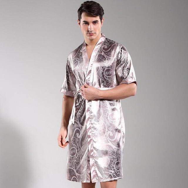 Men Casual Solid 2019 Spring Autumn New Robe Sleepwear Lovers Bathrobe Women Kimono Gown Loose Intimate Lingerie Robes
