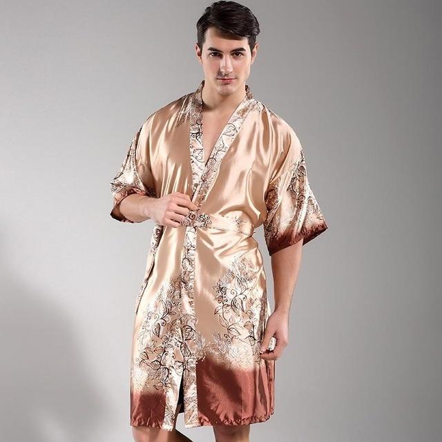 Men Casual Solid 2019 Spring Autumn New Robe Sleepwear Lovers Bathrobe Women Kimono Gown Loose Intimate Lingerie Robes
