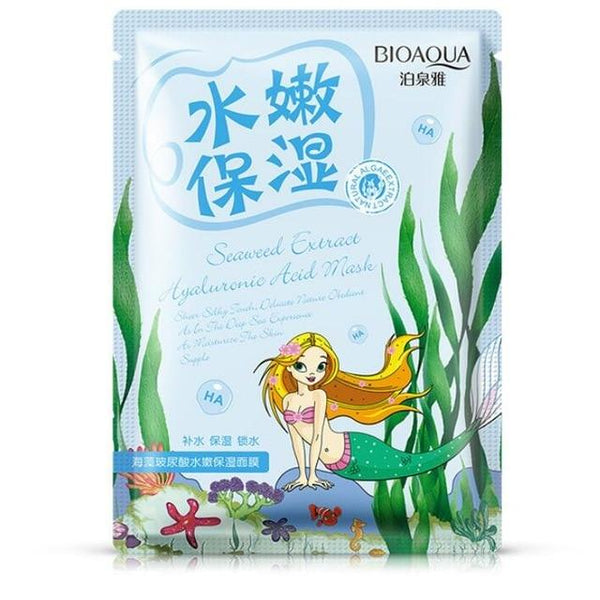 HanChan Aloe and V7 Fruits All kinds of Skin Care Plant Facial Mask Moisturizing Oil Control Blackhead Remover Wrapped Face Mask
