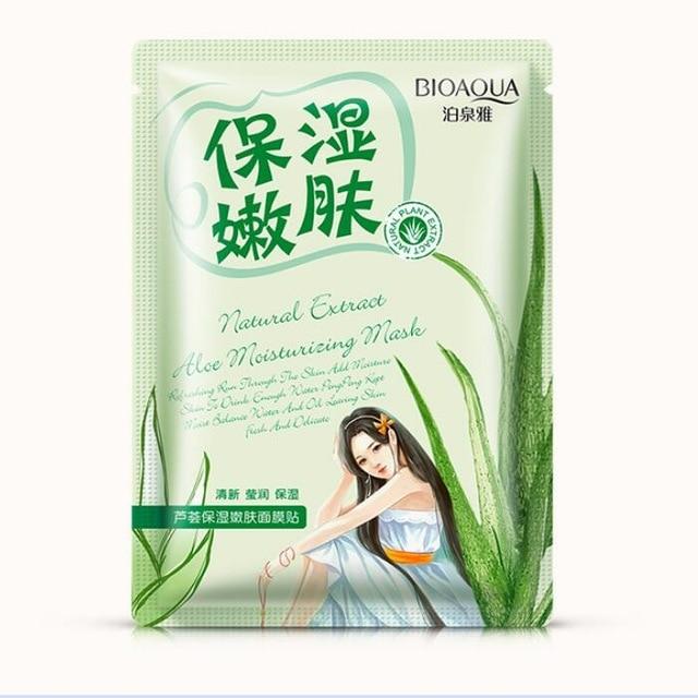 HanChan Aloe and V7 Fruits All kinds of Skin Care Plant Facial Mask Moisturizing Oil Control Blackhead Remover Wrapped Face Mask