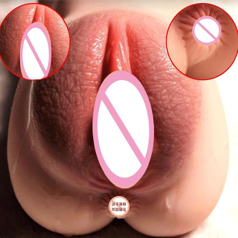 Realistic 3D Soft Deep Throat Maiden Vagina Deep Pussy Ass Masturbator Sex Toys for Men Vagina Anal Male Adult Sex Toys