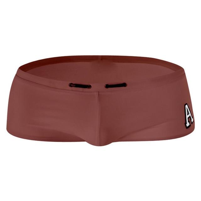 AUSTINBEM Hot Summer A Letter Men Shorts Swimsuit Swim Sexy Sunga Gay Mens Swimwear Swimming Boxer Trunks Man Beach Shorts 219