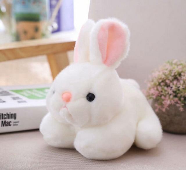 15CM/20CM Kawaii Cute Pink Rabbit Animals Rabbits Stuffed Plush Toys For Baby Girls Birthday Gifts