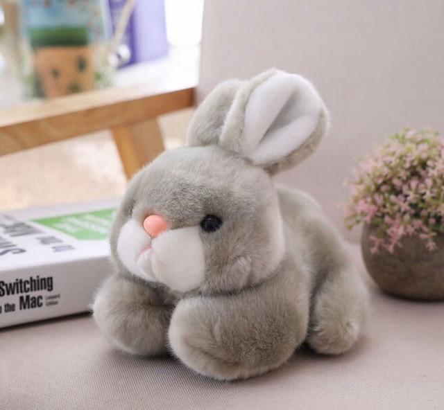 15CM/20CM Kawaii Cute Pink Rabbit Animals Rabbits Stuffed Plush Toys For Baby Girls Birthday Gifts