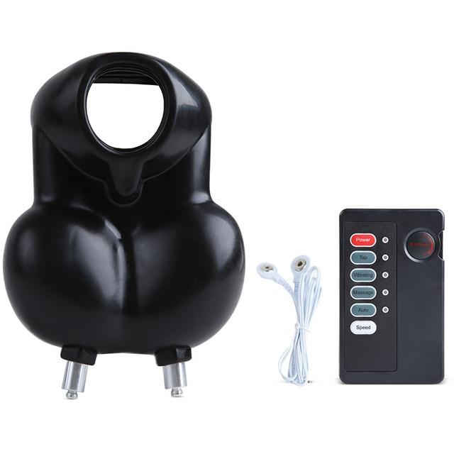 Male Delay Ejaculation Penis stimulator Electric Shock Penis Stretcher Chastity Bondage Dildo Cock Sex Rings  sex toys for Men