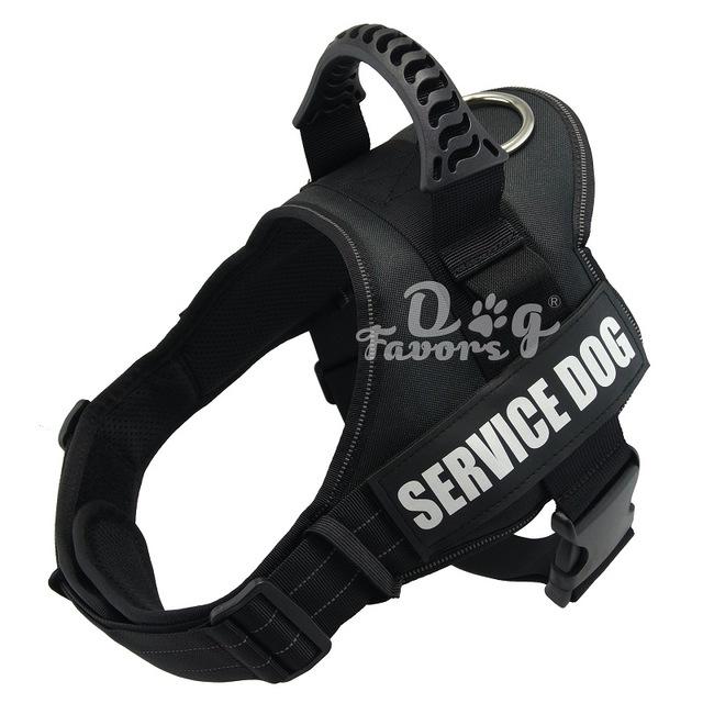 Pet Dog Harness K9 Reflective Rope Nylon Handle Adjustable Anti-collision Vest Harness for Small Medium Large DogS Camouflage