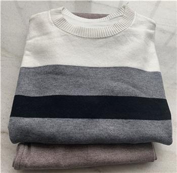 MVGIRLRU stylish sweater suits knitted Woman set multicolor striped pullovers & pant 2 piece sets womens tracksuit