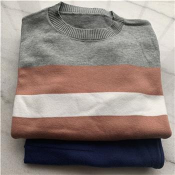 MVGIRLRU stylish sweater suits knitted Woman set multicolor striped pullovers & pant 2 piece sets womens tracksuit