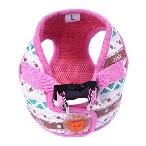 Goods For Pets Dog Harness Floral Vest Walking Leads Leash For Dogs Lovely Puppy Set Small Dogs Chihuahua Teddy Dog Suppilers