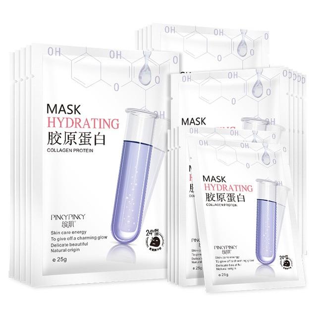 Hyaluronic Acid face sheet Mask collagen whitening korean beauty Facial moisturizing Skin Care mascara masker maske facemask