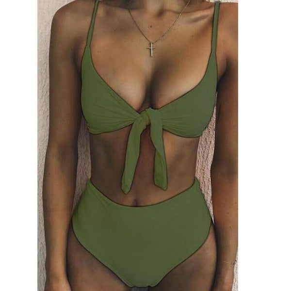 Sexy Swimsuits For Women Beach Bikini Set High Waisted Bikini