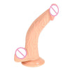 23cm Super Huge Skin Realistic Dildo With Suction Cup Bending Range Artificial Penis Dick Erotic G Point Adult Sex Toys Product