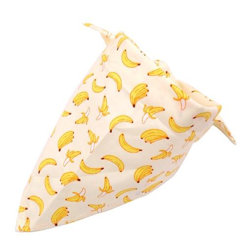 1 Pcs Dog Bandana Fruit Print Pet Dog Scarf Adjustable Size Dog Cat Bow Tie Pet Grooming Accessories Personalized Dog Bandana