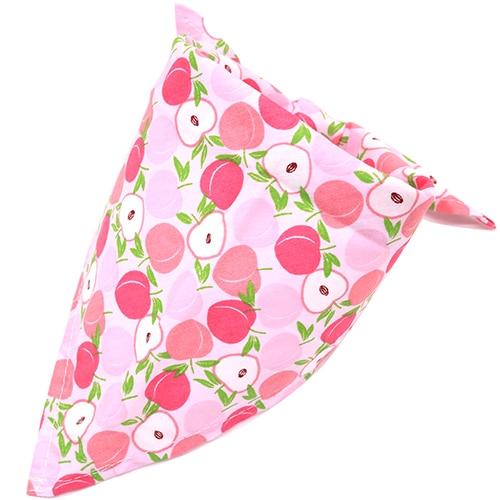 1 Pcs Dog Bandana Fruit Print Pet Dog Scarf Adjustable Size Dog Cat Bow Tie Pet Grooming Accessories Personalized Dog Bandana