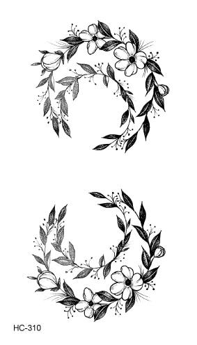 Water Transfer Tattoo Minimalist small sun moon tattoo Body Art Waterproof Temporary fake Tattoo for man woman kid 10.5*6cm