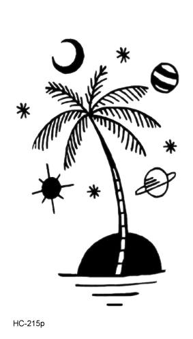 Water Transfer Tattoo Minimalist small sun moon tattoo Body Art Waterproof Temporary fake Tattoo for man woman kid 10.5*6cm