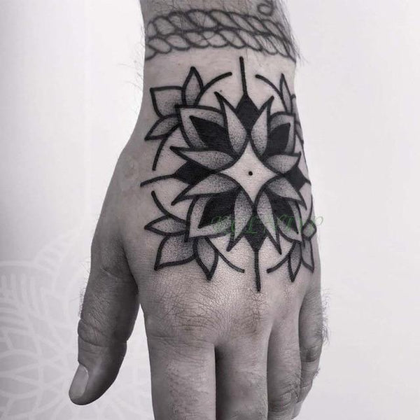 Waterproof Temporary Tattoo Sticker Rose Flower Fake Tatto Personality Flash Tatoo Hand Arm Foot Back Tato for Girl Women Men